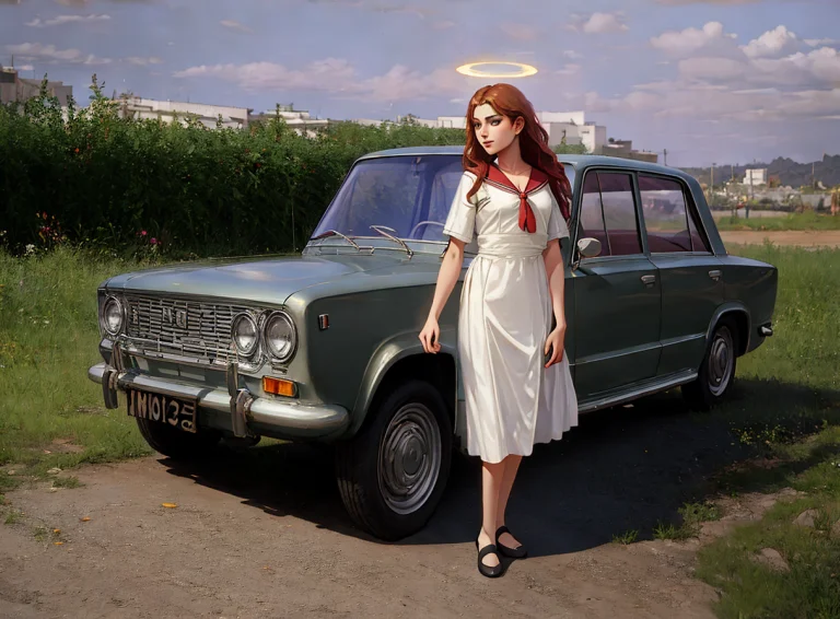 Realistic Photo Of A Rakka Standing Near Lada, By Jeremy Lip...