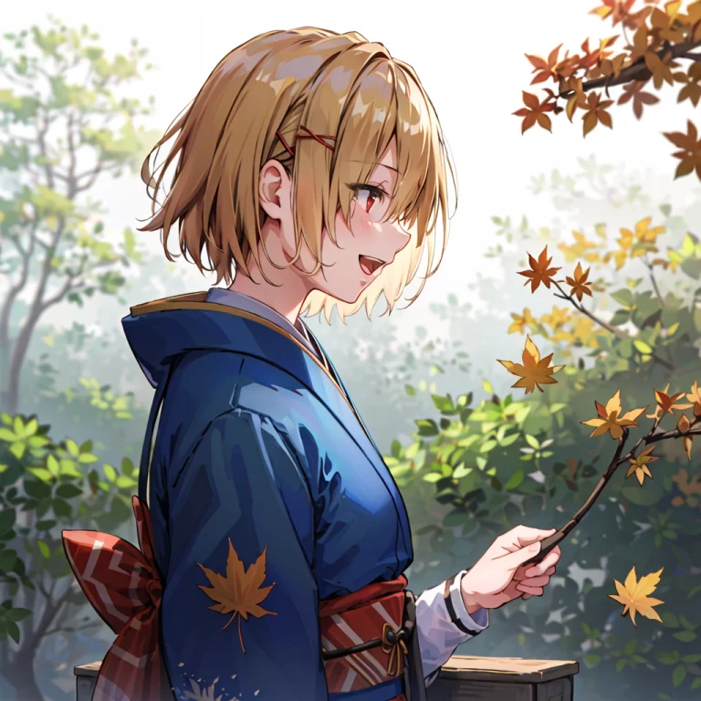 Masterpiece,best Quality,1girl, Blurry Background, Branch, D...