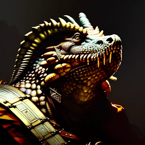 Portrait Of A Ancient Rome Beaver Dragonbornperson, Fantasy,...