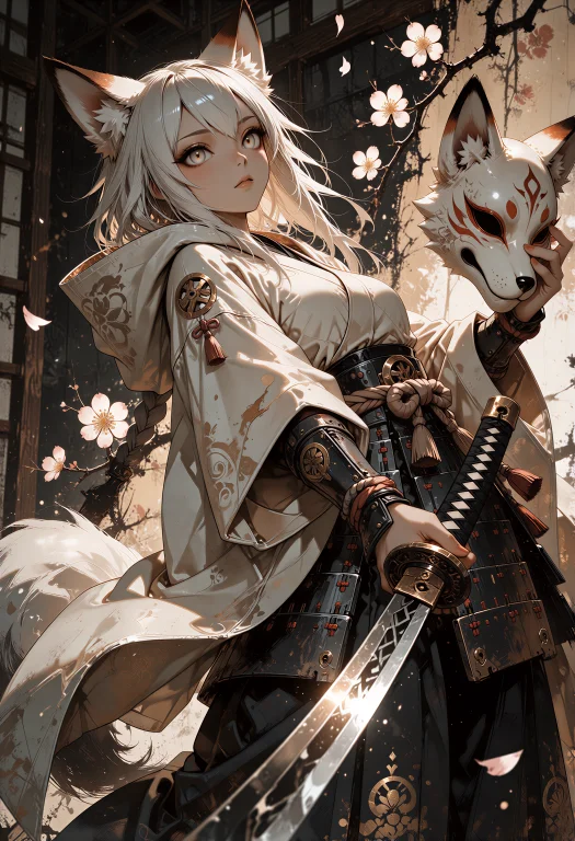Posingdynamicsdaal, Drkm4ge, An Adult Female Kitsune Swordsw...