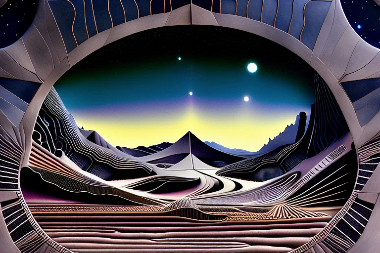 Space Landscape, Planets, Stars, Intricate, Detailed Jubbsli...