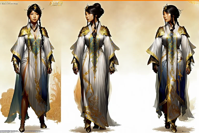 Fantasy Concept Character Costume Fashion Design Referen...