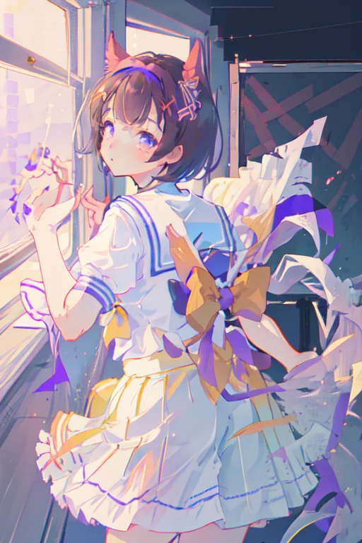 Masterpiece, Best Quality, Nishino Flower Umamusume, Indoor,...