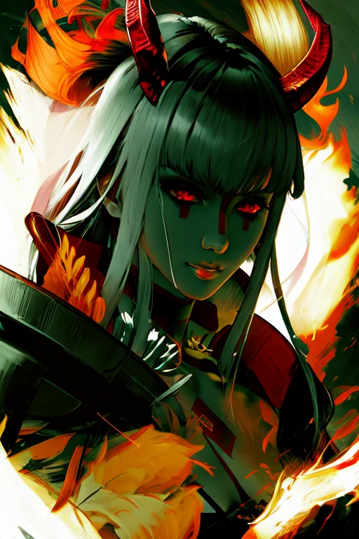 Realistic Portrait Of Devilksm, Dramatic Lighting, Illustrat...