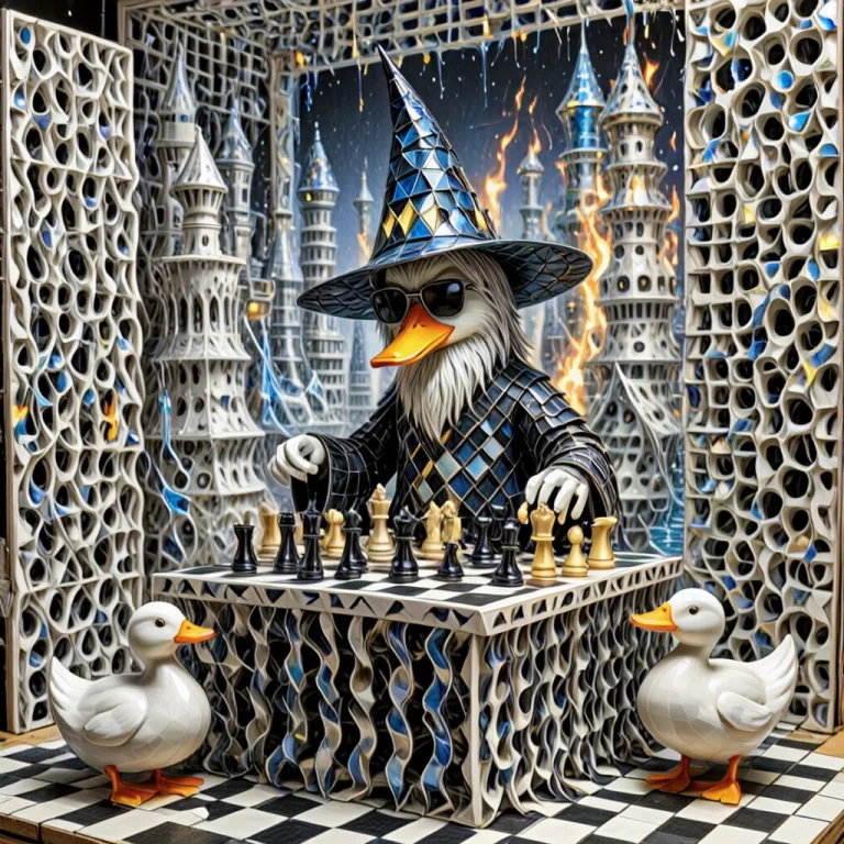 All Made Of Gyroid Lattice, Masterpiece, Best Quality, Amazi...