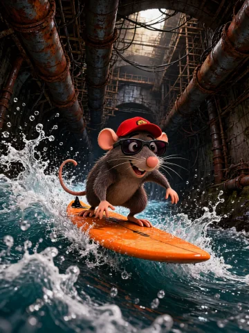 This Is A Dynamic, Action-packed Digital Artwork In The Styl... — Stable Diffusion AI Prompt: This is a dynamic, action-packed digital artwork in the style of a Pixar 3D anim...