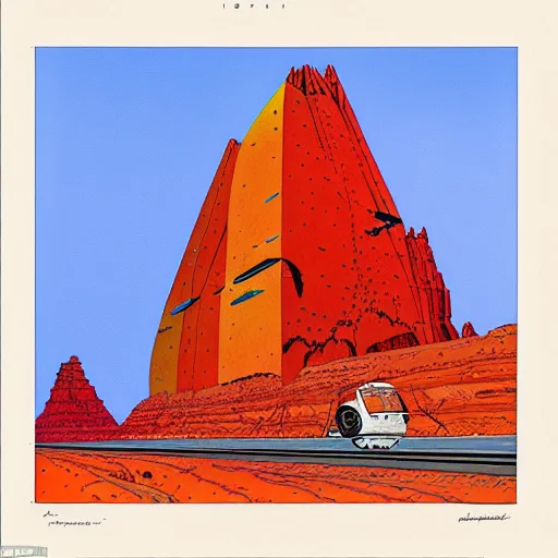 Analogue, Moebius1.3 Portrait Of A Martian Canyon, Highly De...