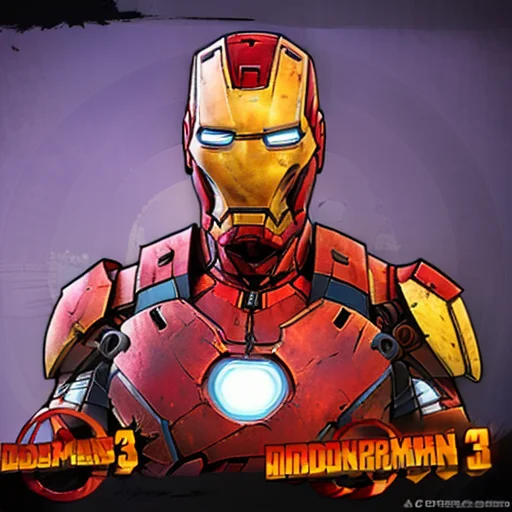 3d Render Of Iron Man In The Style Of Stbtc, Casino Aestheti...