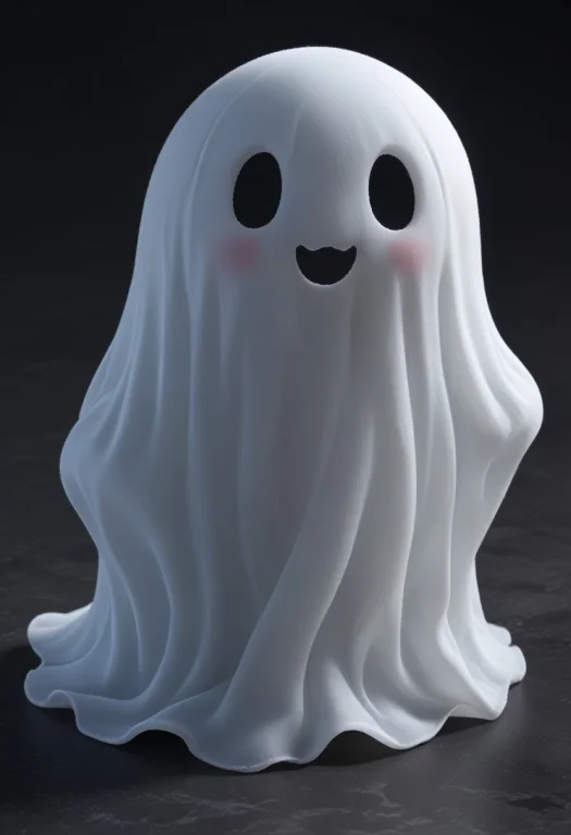 A Cute Toy Ghost, Spooky,