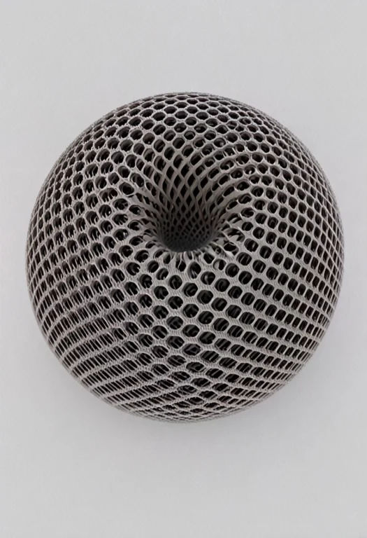 An Alien Made Of Gyroid Lattice. Gyroid Lattice The Core, C...