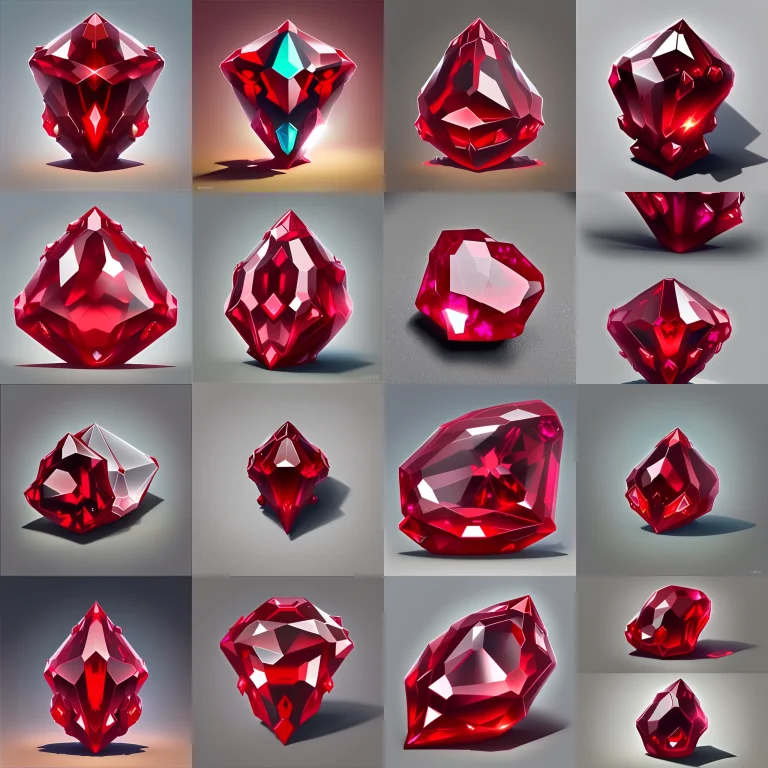 Photo Of A Pristine Red Ruby Rlmrcs Gem, Sharp, Detailed, Ep...