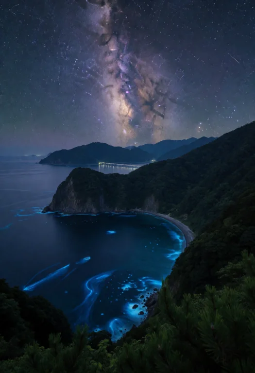 Cinematic Astrophotography, Long Exposure Landscape, Wide An...