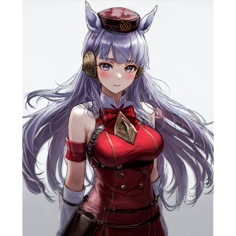 Masterpiece, Best Quality,1girl,horse Ears,hat,white Gloves,