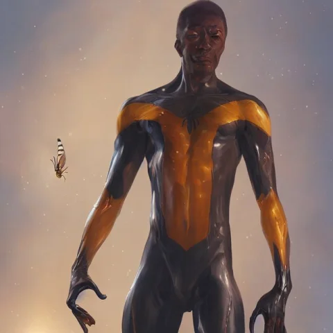 Detailed Spiderman1.5 Beeez.8, Matte Oil Painting, Concept... — Stable Diffusion AI Prompt: detailed (spiderman:1.5 | beeez:.8), matte oil painting, concept art, by WLOP, i...