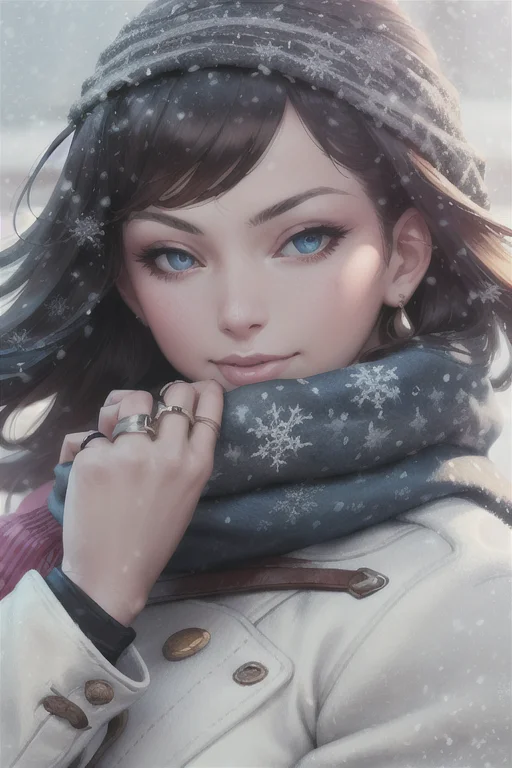 Artgerm, 1girl, Masterpiece, Detailed, Jacket, Jewelry, Look...