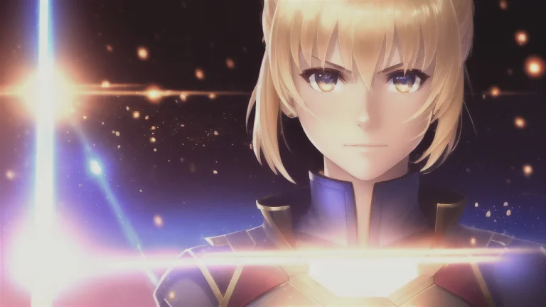 1girl, Saber, Fate Series, Warm Light, Particles, Magic, Glo...