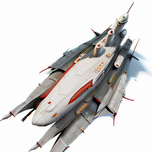 A Highly Detailed, Scifi, Futuristic, Titan Missile Carrier...