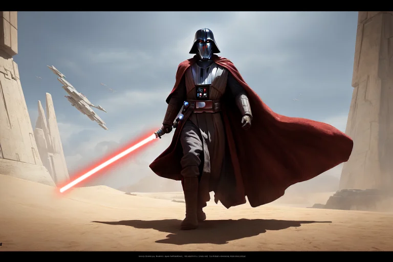 Jedi Knight Duals With Sith, Star Wars, Hd, 8k, Painted