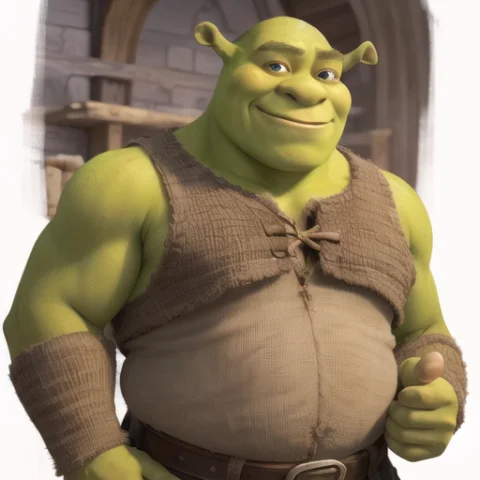 Lorashrek0.3 Shrek As 1boy, Handsome, Bulk, Muscilar — Stable Diffusion AI Prompt: shrek as 1boy, handsome, bulk, muscilar