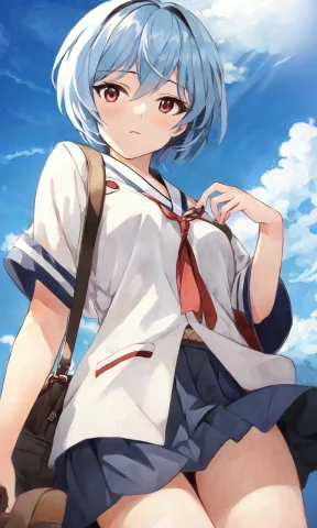 By Kurige, Rei Ayanami Evangelion, Evangelion Hideaki, Caust... — Stable Diffusion AI Prompt: by kurige, Rei Ayanami \(evangelion\), evangelion \(Hideaki\), caustics, textile...