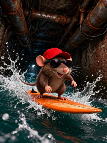 A Dynamic, Action-packed 3d Digital Artwork Photograph Of A... — Stable Diffusion AI Prompt: A dynamic, action-packed 3D digital artwork photograph of a cute anthropomorphic...