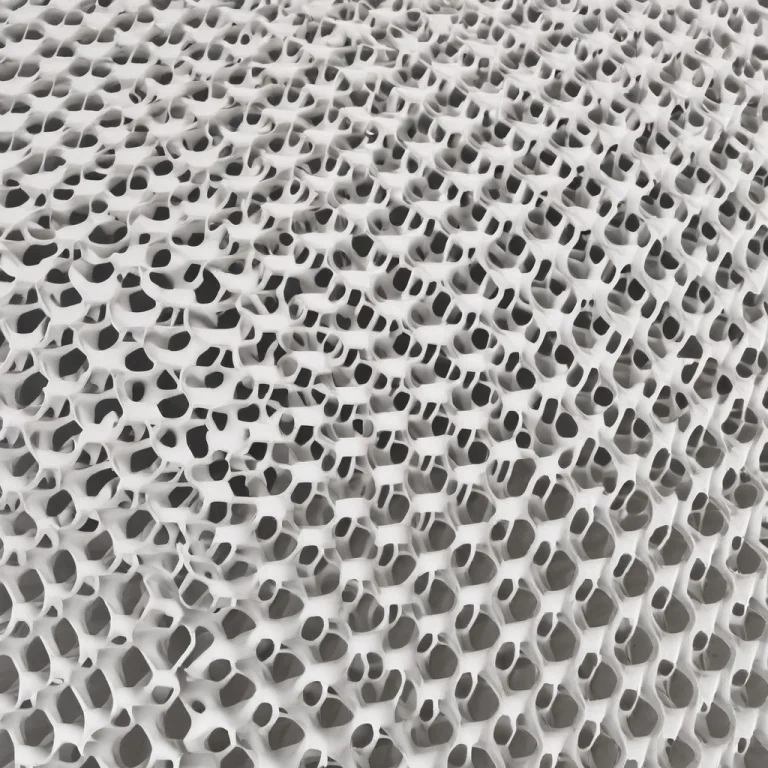 Scene A Giraff Completly Made Out Of Gyroid Lattice Is Eatin...