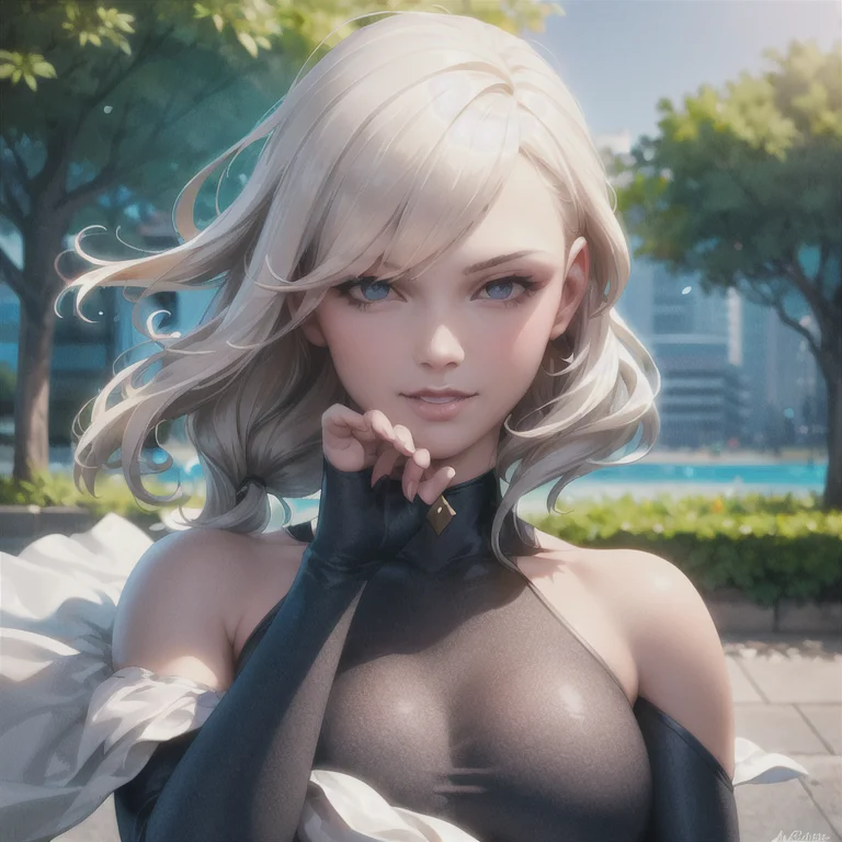 Artgerm, 1girl, White Hair, Masterpiece, Detailed, Realistic...