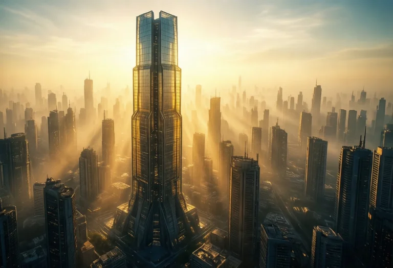 A Photorealistic 4k Wallpaper Featuring A Dystopian Near-fut...