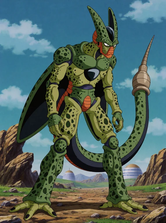 Firstformcell, Cell First Form, Full Body, Standing In An Oc...