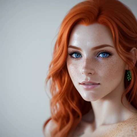 Raw Photo, A Close Up Portrait Photo Of Beautiful Triss Meri... — Stable Diffusion AI Prompt: RAW photo, a close up portrait photo of beautiful Triss Merigold, (freckles:1.2)...