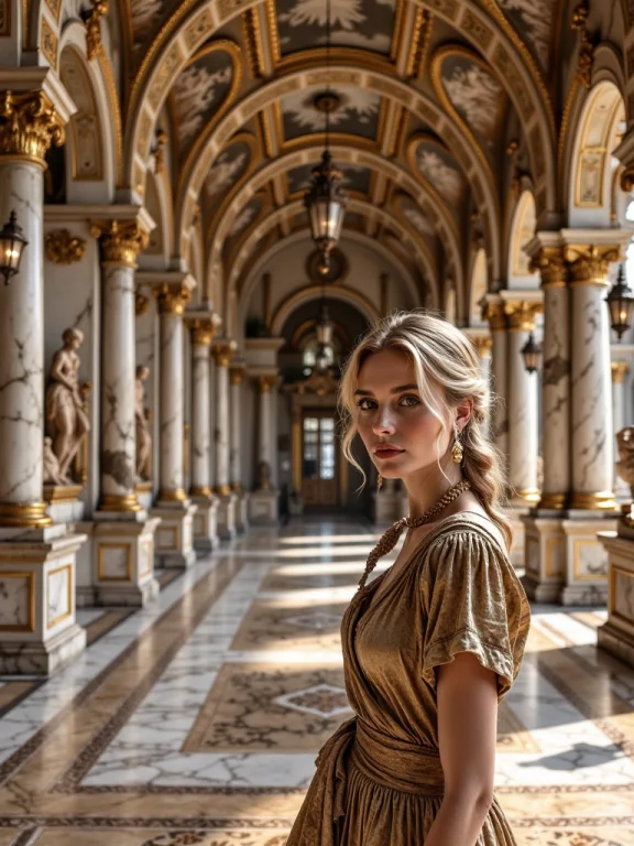 Hrgec, C0rr1d0r, Close-up Of A Blonde Low Up-do Haired Woman...