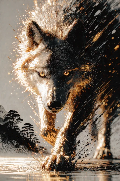 Action Movie Poster With Diagonal Speed Strokes A Compositio...