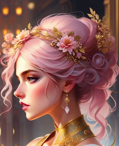 Samdoesart1.1 Dreamlikeart1 Kuvshinov Symmetry1.1 Portrait O... — Stable Diffusion AI Prompt: (samdoesart:1.1) (dreamlikeart:1) kuvshinov (symmetry:1.1) (portrait of floral:1...