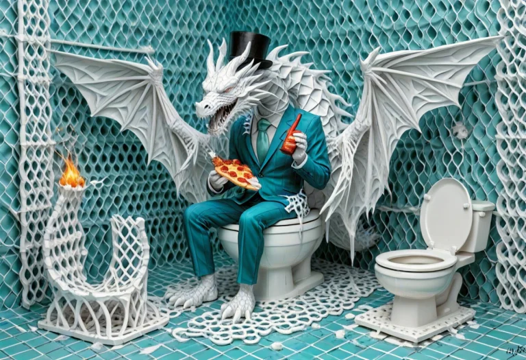 Lazypos, Dragon, Top Hat, Business Suit, Necktie, Sunglasses...
