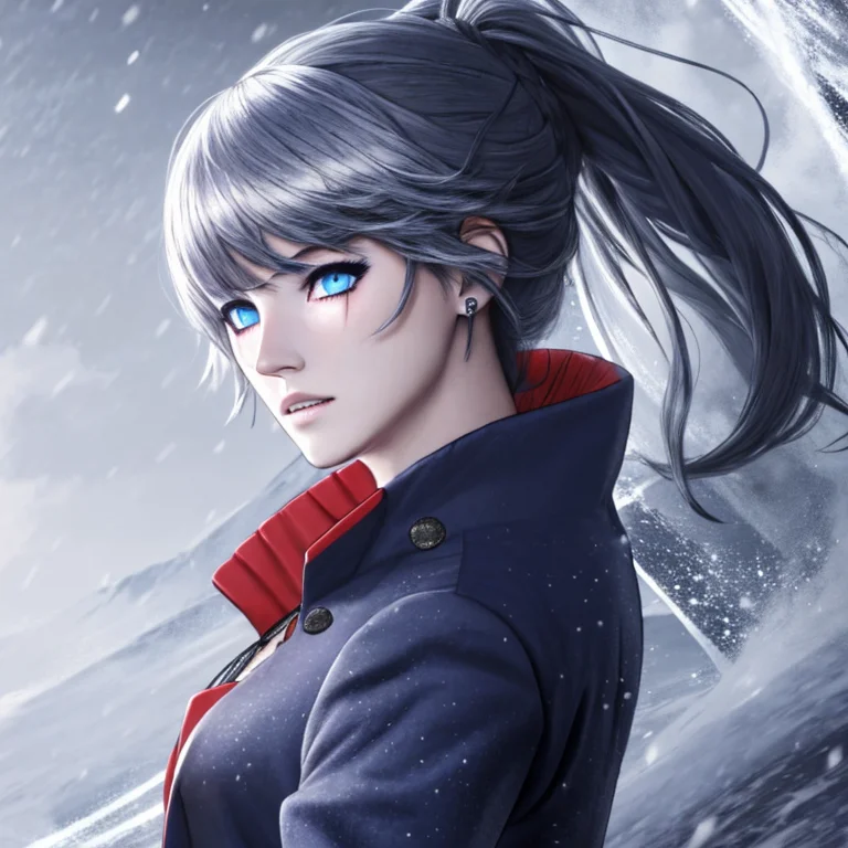 Masterpiece, Highres, Best Quality, 1girl, Left Side Profile...