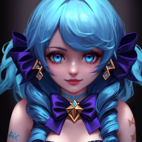 Face Focus, 1girl, Detailed, Gwen, Red Lips, Smileteeth, Glo... — Stable Diffusion AI Prompt: (face focus), (1girl), detailed, (gwen), red lips, smile(teeth), (glowing eyes,...