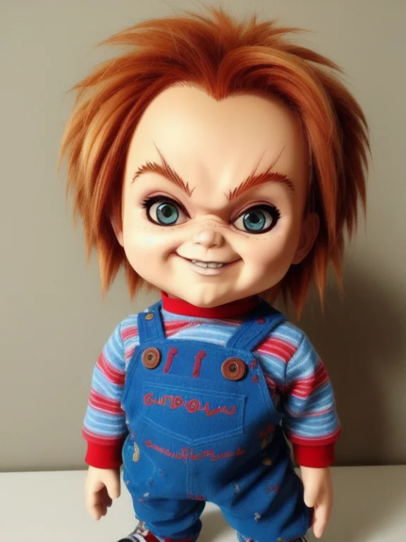 Cartoon, Very Detailed, Cute Chucky A Male Lorachuckyprotoge...