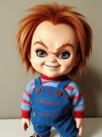 Cartoon, Very Detailed, Cute Chucky A Male Lorachuckyprotoge... — Stable Diffusion AI Prompt: cartoon, very detailed, cute chucky a male , style ghibli studios
