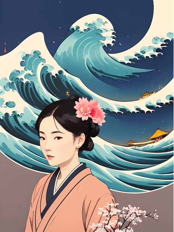 16yo Chinese Girl, Portrait Of A Woman Standing, Japanise Mu...