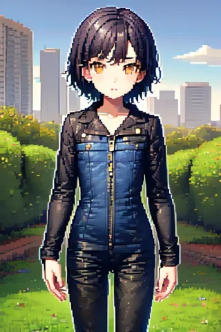 1girl, Solo, Standing, Outdoors, Flat Color, — Stable Diffusion AI Prompt: 1girl, solo, standing, outdoors, flat color,