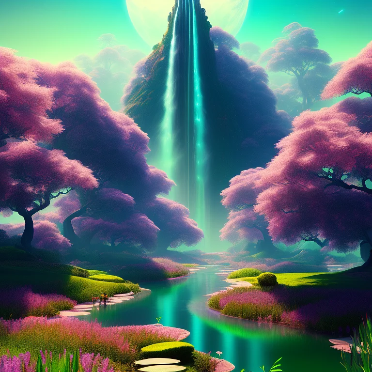 Artificial-journey Style A Surreal Dream Landscape, Strange...