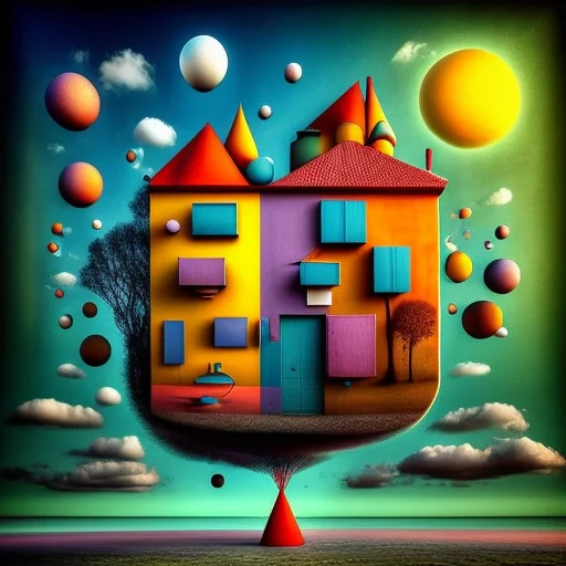 Colorfulsurrealism, Surrealism, A House