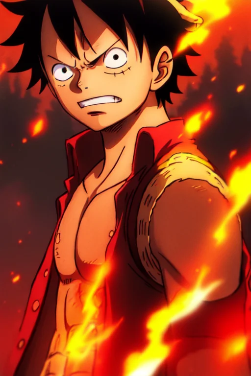 1boy, Wanostyle, Monkeydluffy, Angry Looking, Strawhat, Look...