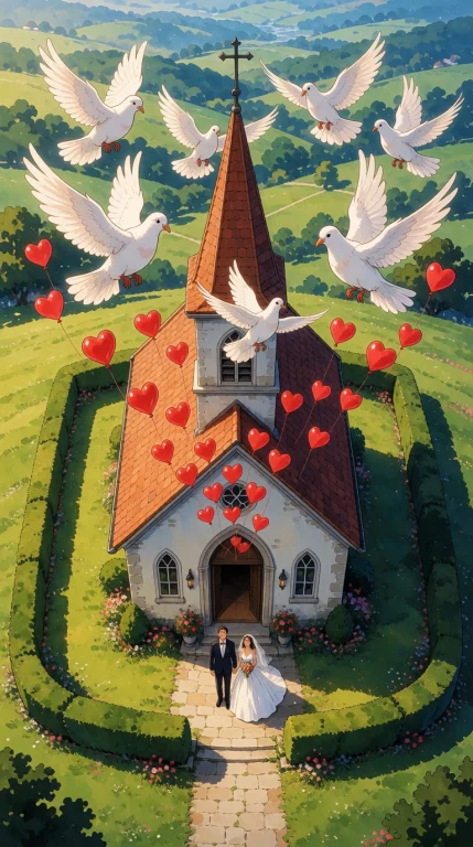 The Szenery Is From Above, Looking Down To Earth, Where A Ni...