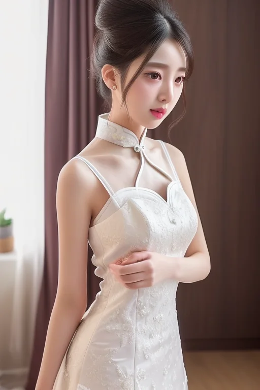 Symmetry1.2,facing Viewer, Halfbody1.1, Twintails,24yo Girl,...