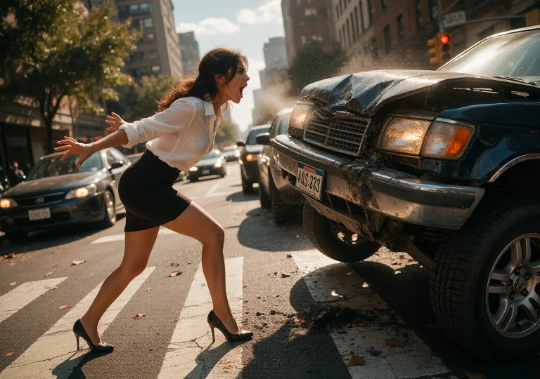 Backstory Penelope Was Legally Crossing The Street At The Cr...