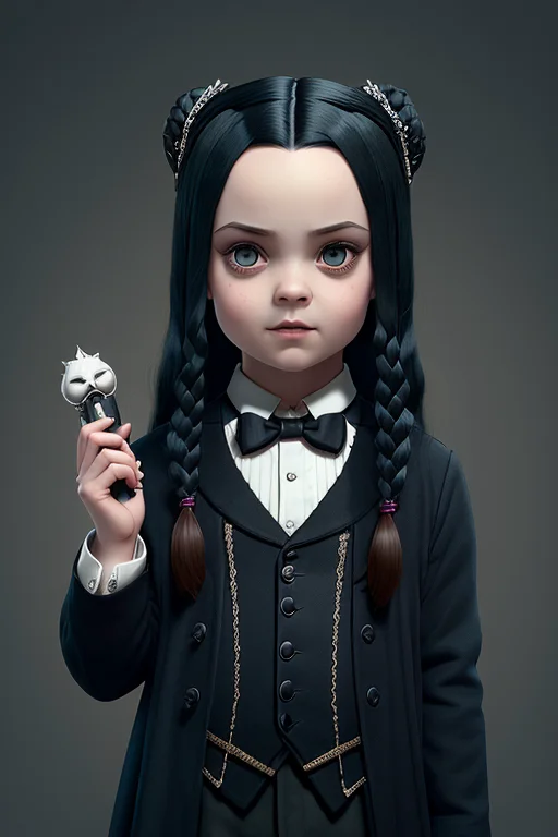 Cbzbb1.25, Wednesday, The Addams Family, Artstation, Loracut...