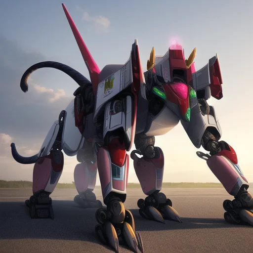 Quadruped, Non-humanoid Robot, Masterpiece, Hyper Realistic,...