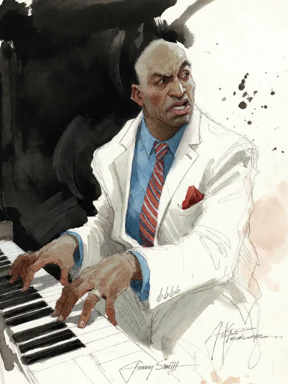 Bradhamel Art Style. A Watercolor Illustration Of Jimmy Smit...