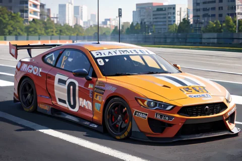 Top Quality, Raytracing, 1car, Racing — Stable Diffusion AI Prompt: {top quality}, ray_tracing, 1car, racing
